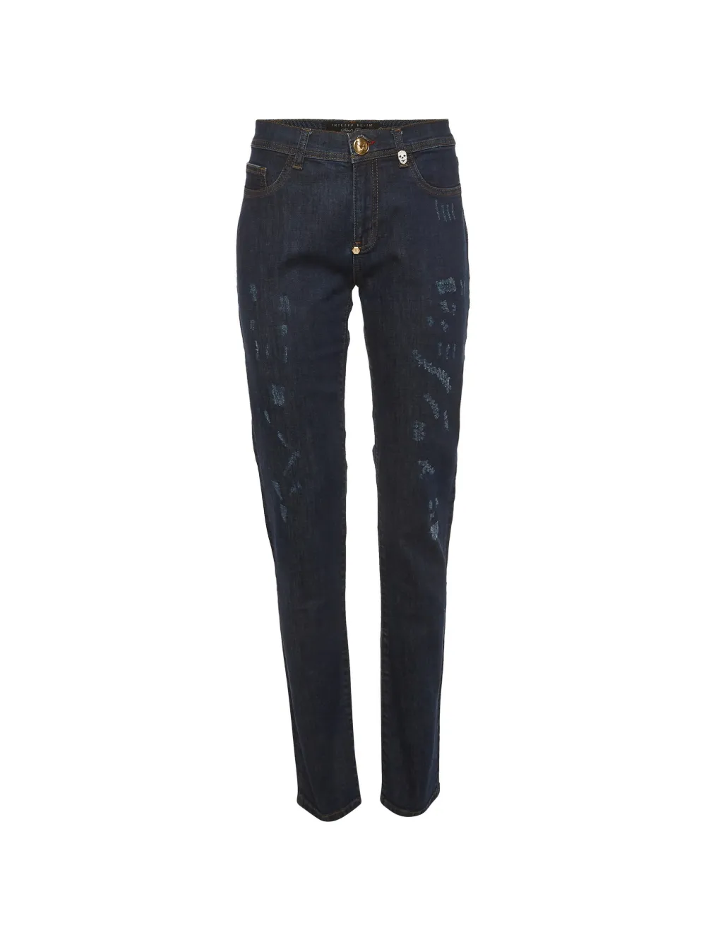 Philipp Plein Devils Food embellished jeans - Blue