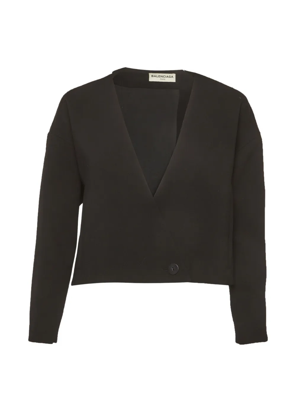 Balenciaga Pre-Owned oversized cropped jacket - Nero