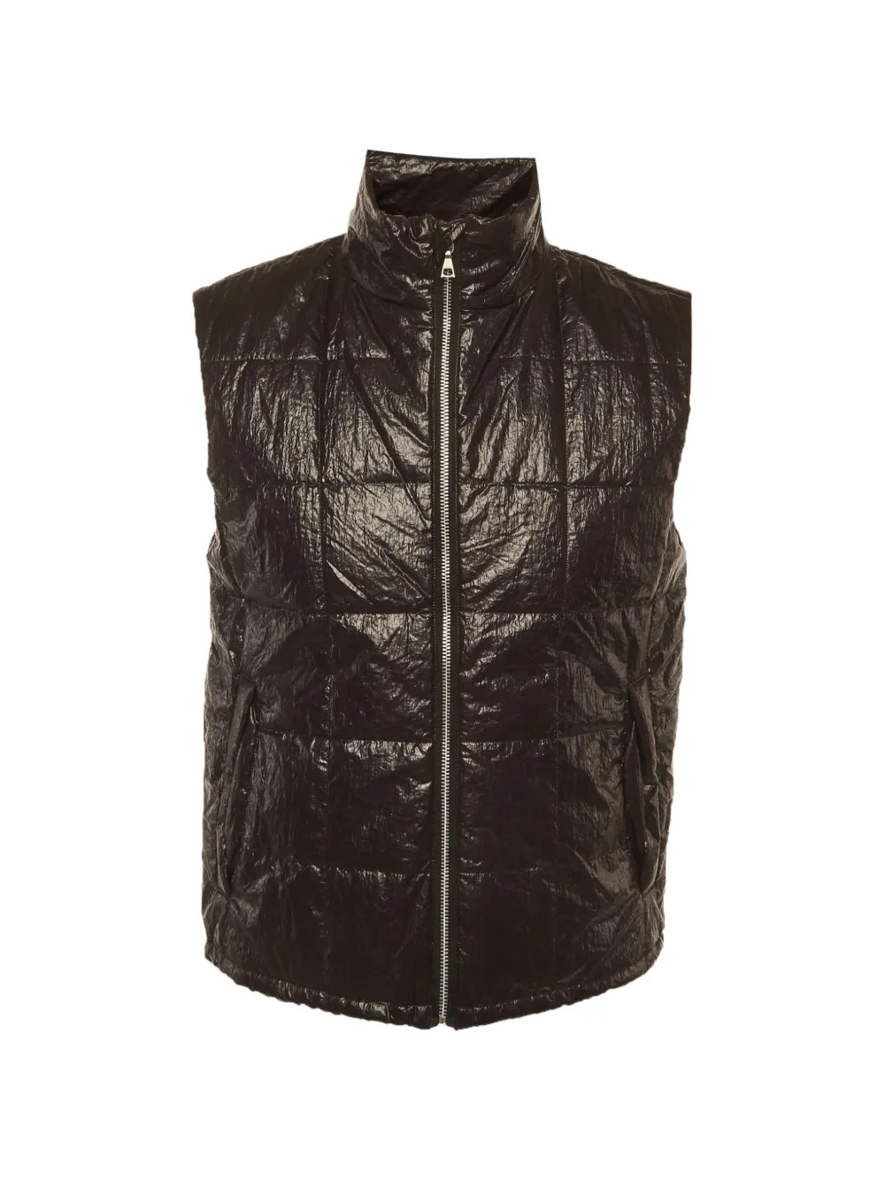 John Elliott quilted zip-up gilet - Nero