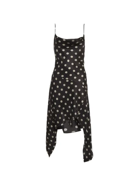 Nicholas polka-dot asymmetric dress