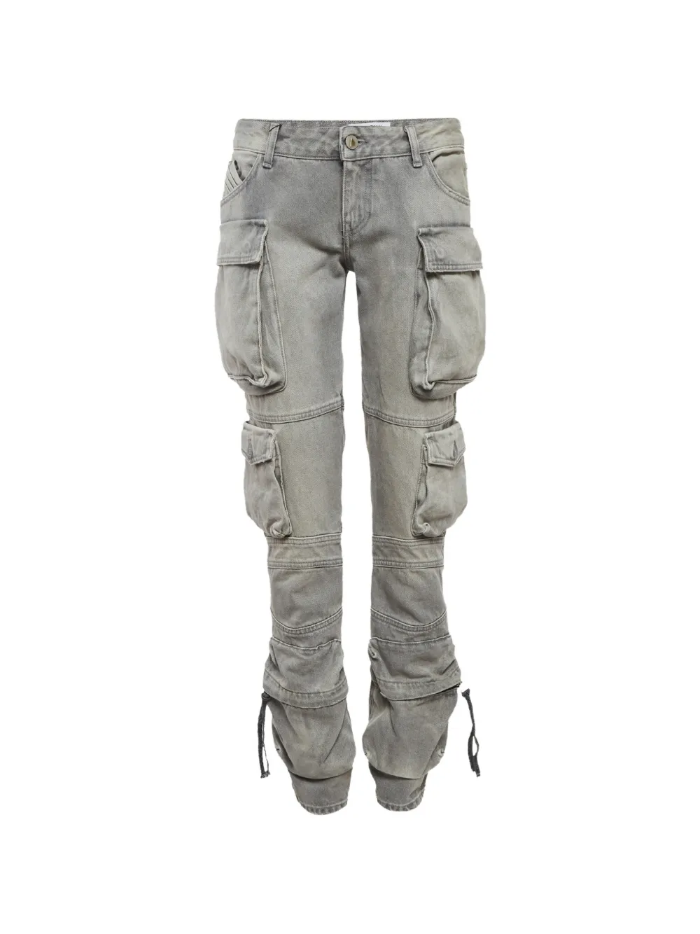 The Attico Essie cargo jeans - Grau