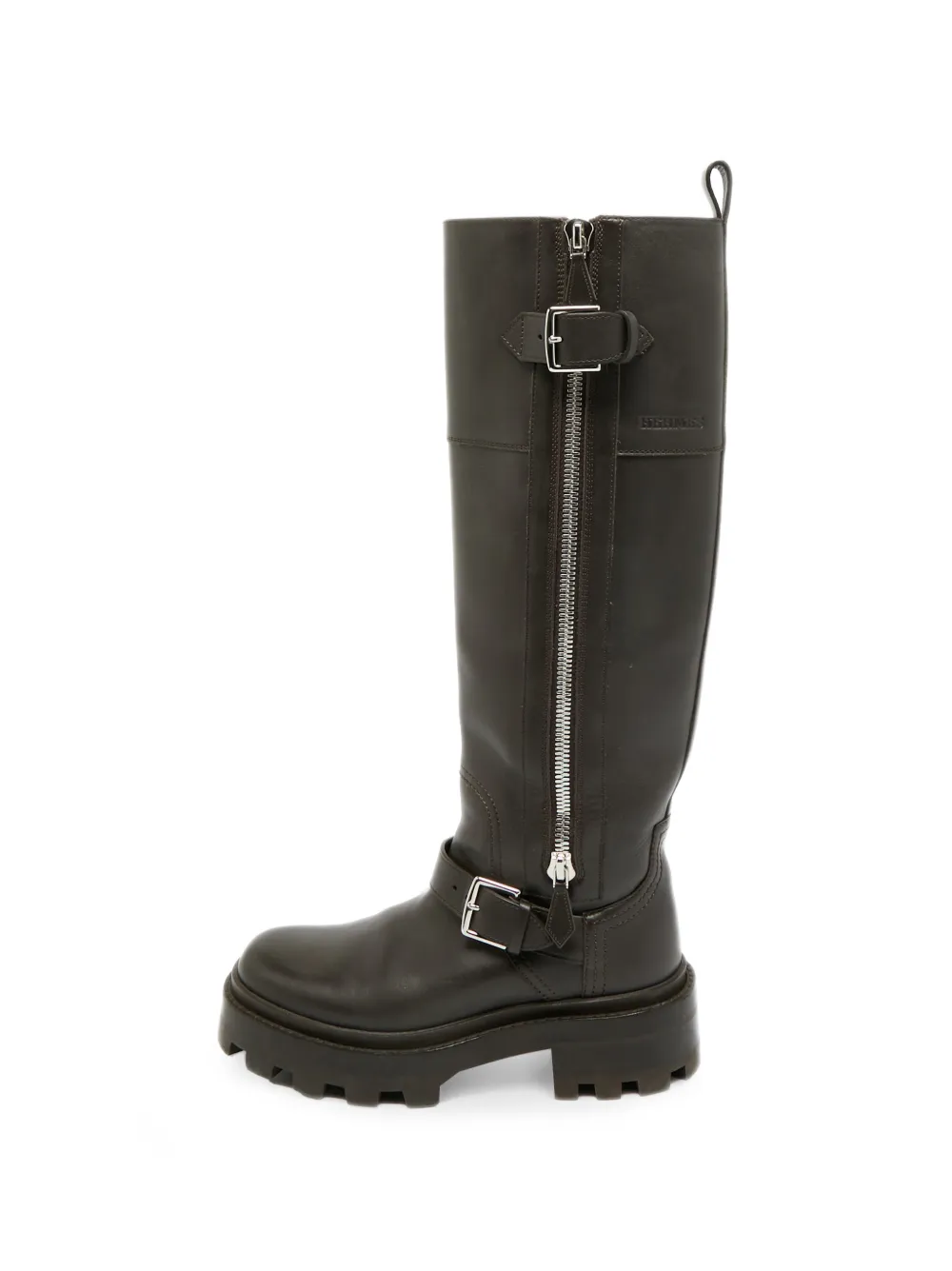 Hermès Pre-Owned Jaime biker boots - Braun