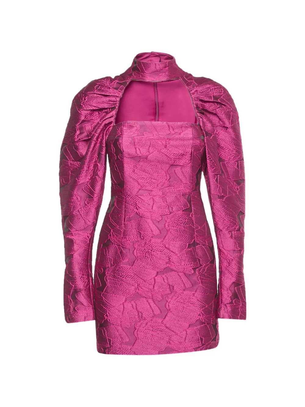 ROTATE BIRGER CHRISTENSEN Kaya jacquard mini dress - Rosa