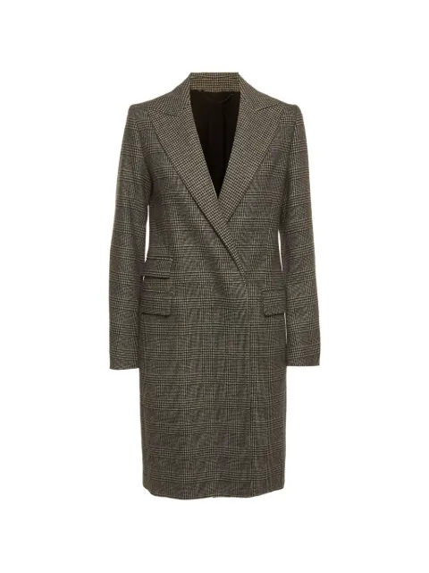 AllSaints manteau croisé à motif pied-de-poule