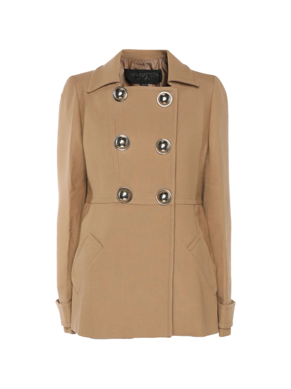Giambattista Valli double-breasted button-up coat - Toni neutri