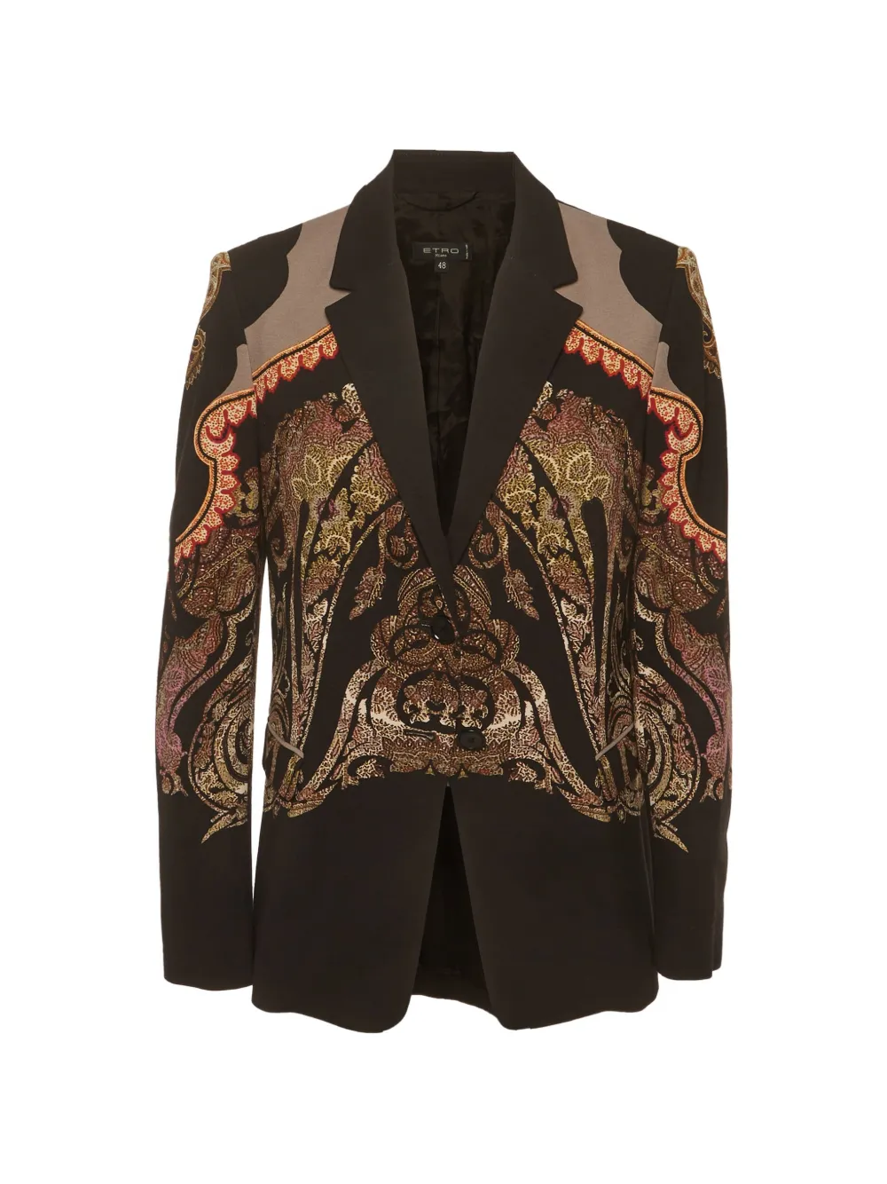 Etro Pre-Owned paisley-print blazer - Nero