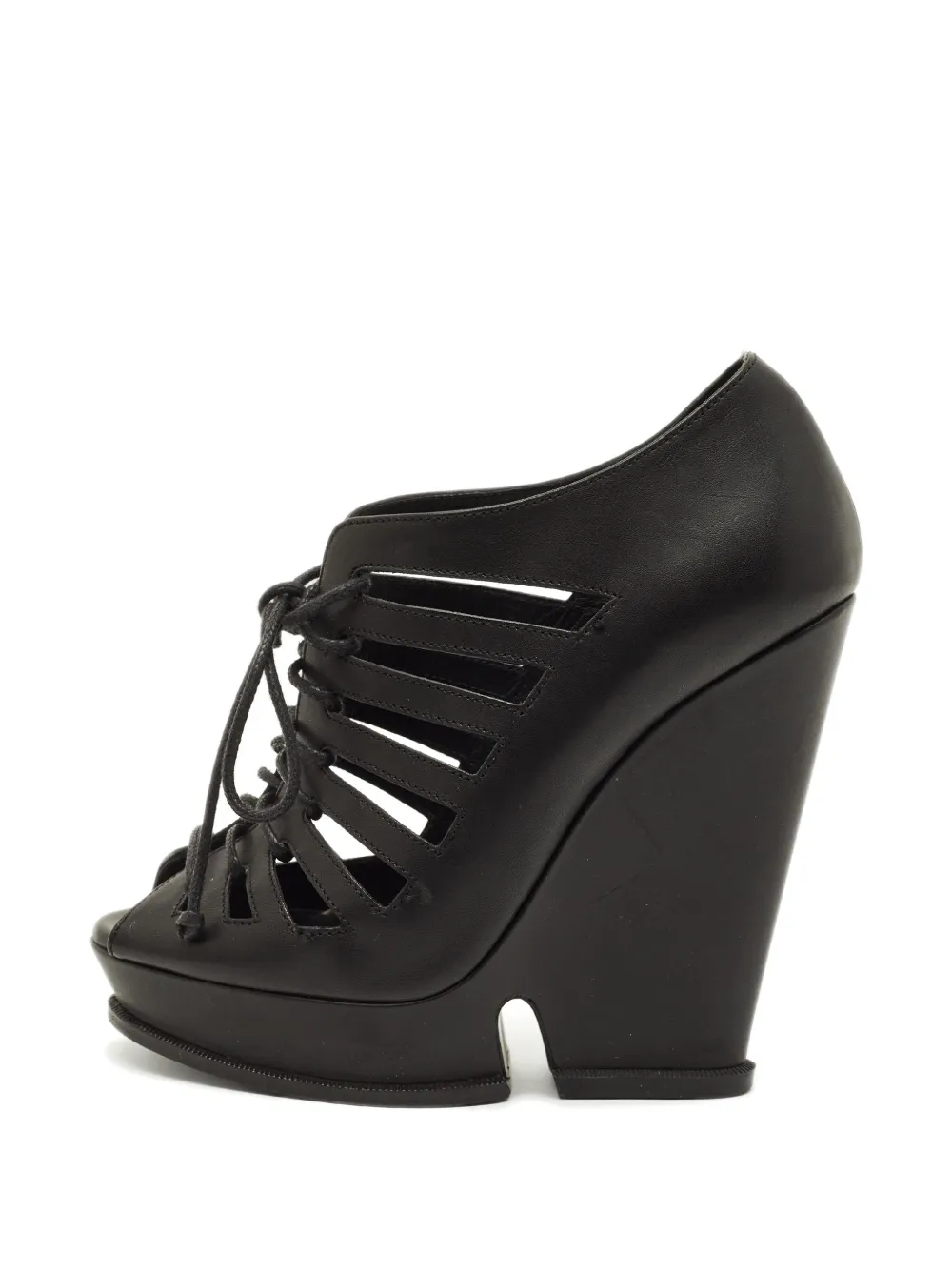 Saint Laurent Pre-Owned Hortense leather ankle boots - Schwarz