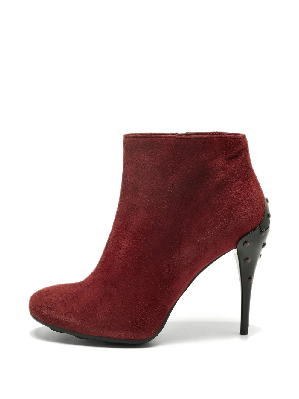 Tod's Vintage studded ankle boots - Rot