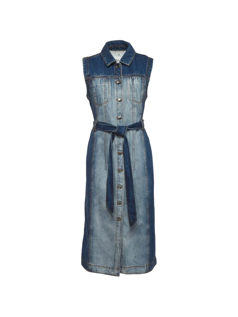 Aje Darcie sleeveless midi dress - Blu