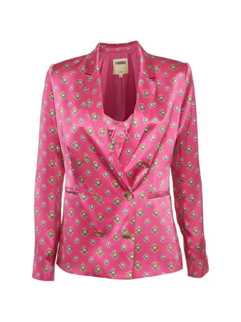 L'Agence Colin print blazer set 