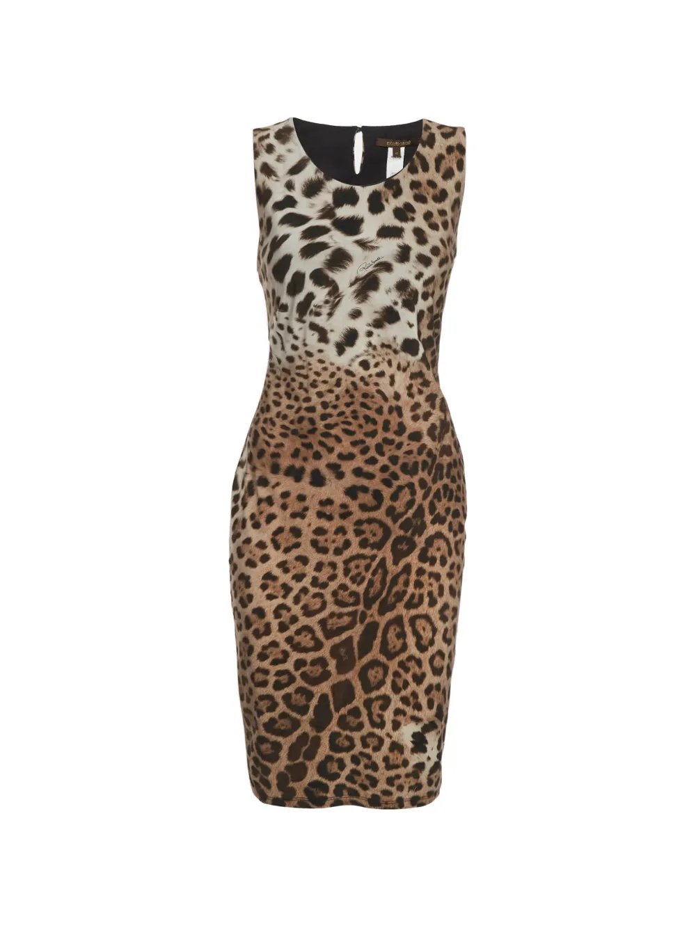 Roberto Cavalli Vintage robe mi-longue à imprimé animalier - Tons neutres Roberto Cavalli Vintage robe mi-longue à imprimé animalier - Tons neutres