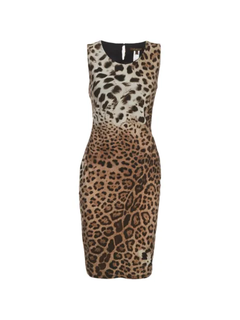 Roberto Cavalli Vintage animal-print midi dress