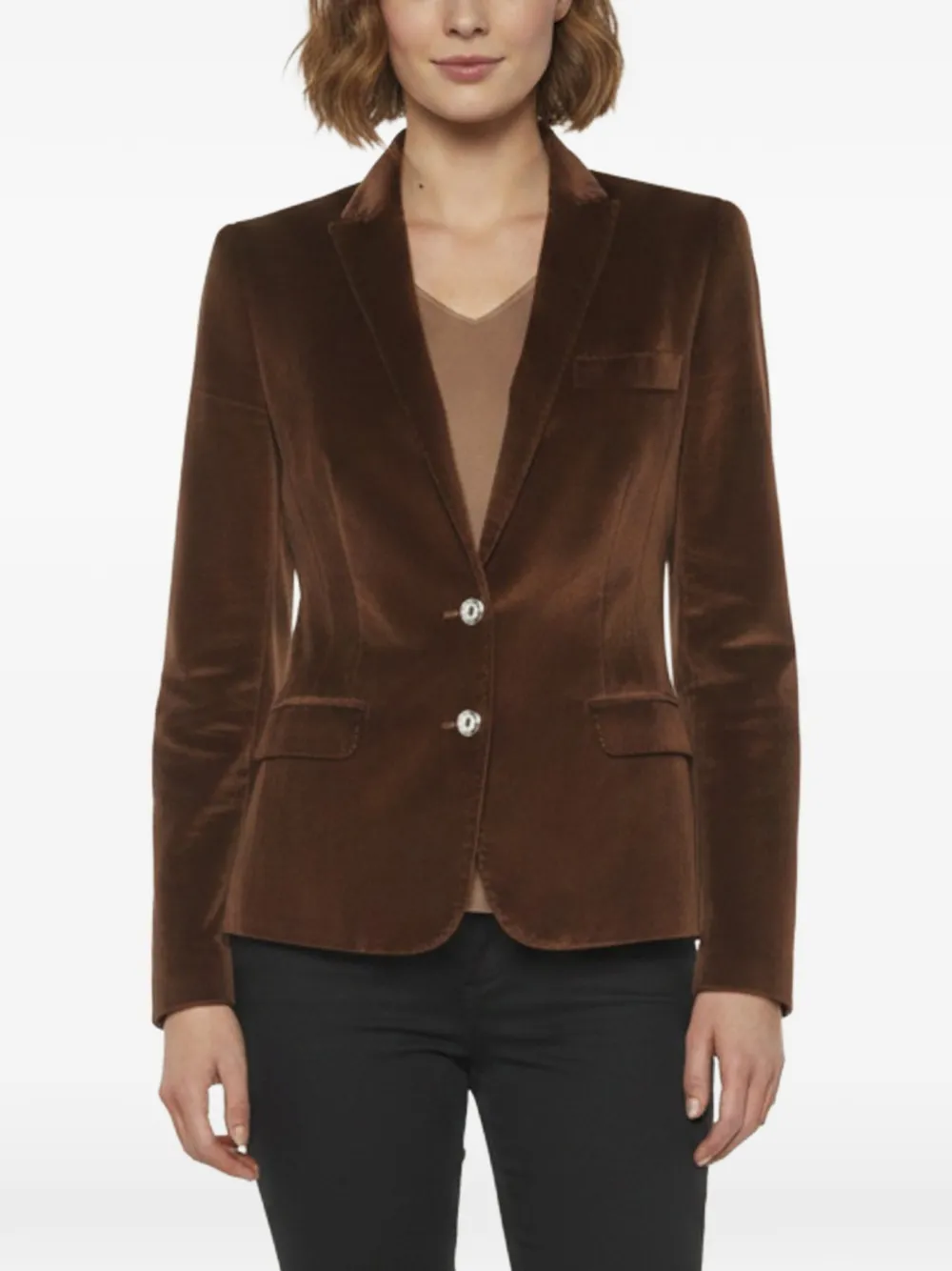 Dolce & Gabbana Pre-Owned single-breasted blazer - Marrone
