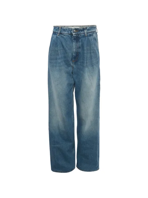Sportmax Vintage jeans con cuatro bolsillos y efecto lavado