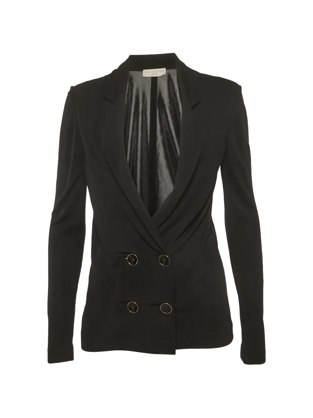 Stella McCartney Pre-Owned peaked-lapels double-breasted blazer - Nero