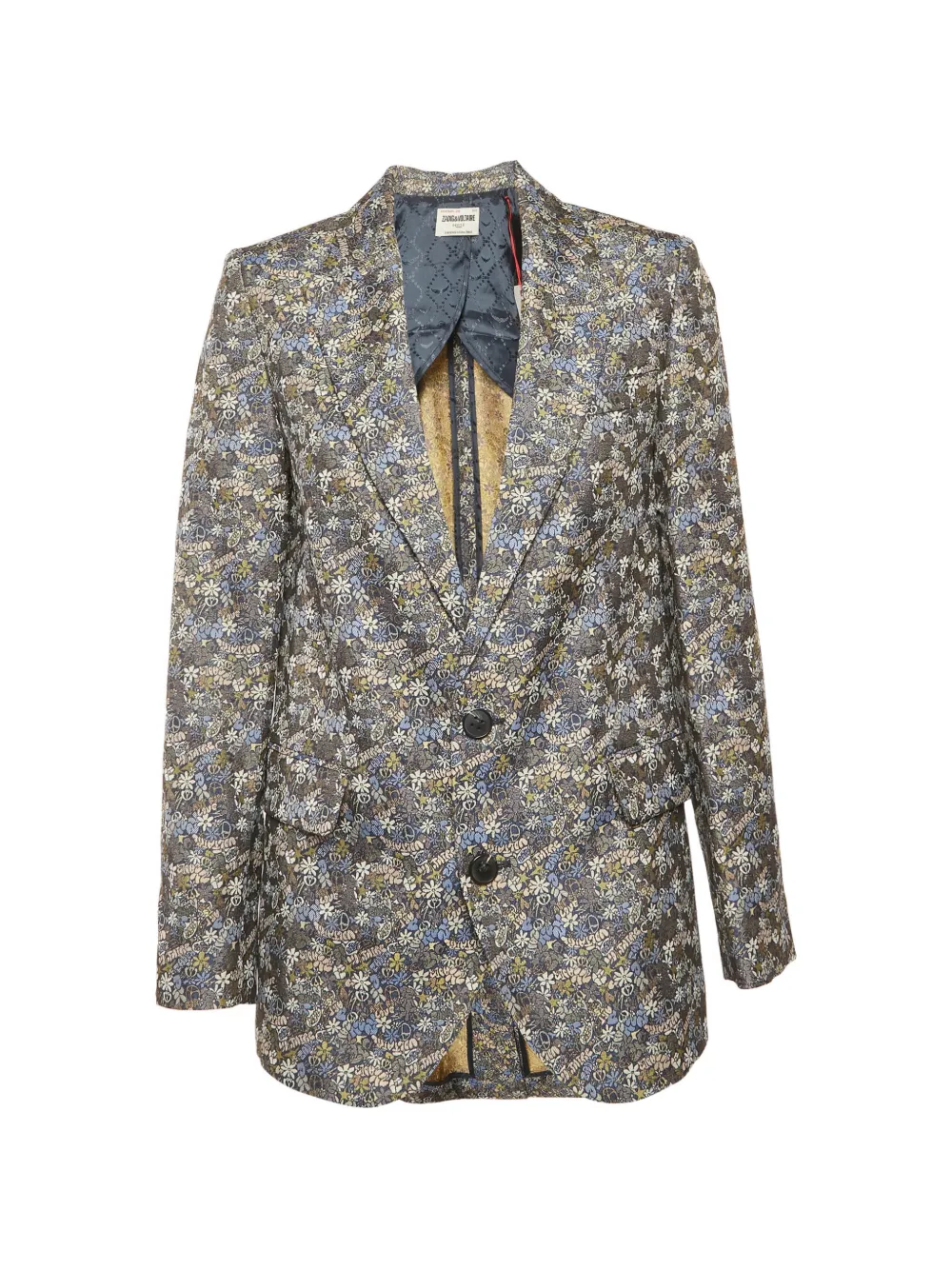 Zadig&Voltaire blazer Vegy à fleurs en jacquard - Gris Zadig&Voltaire blazer Vegy à fleurs en jacquard - Gris