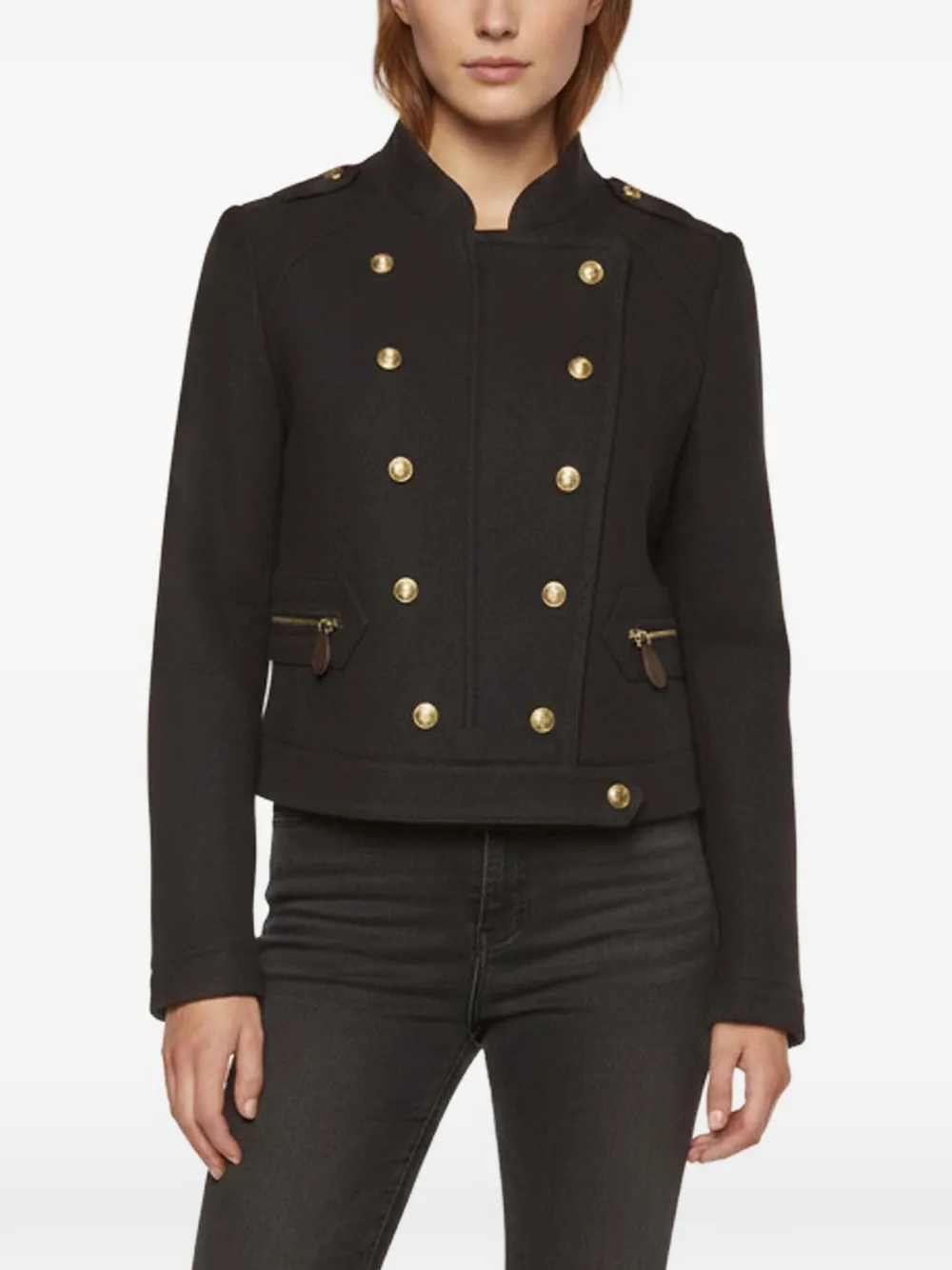 Burberry Pre-Owned Rayneton double-breasted wool military jacket - Blu
