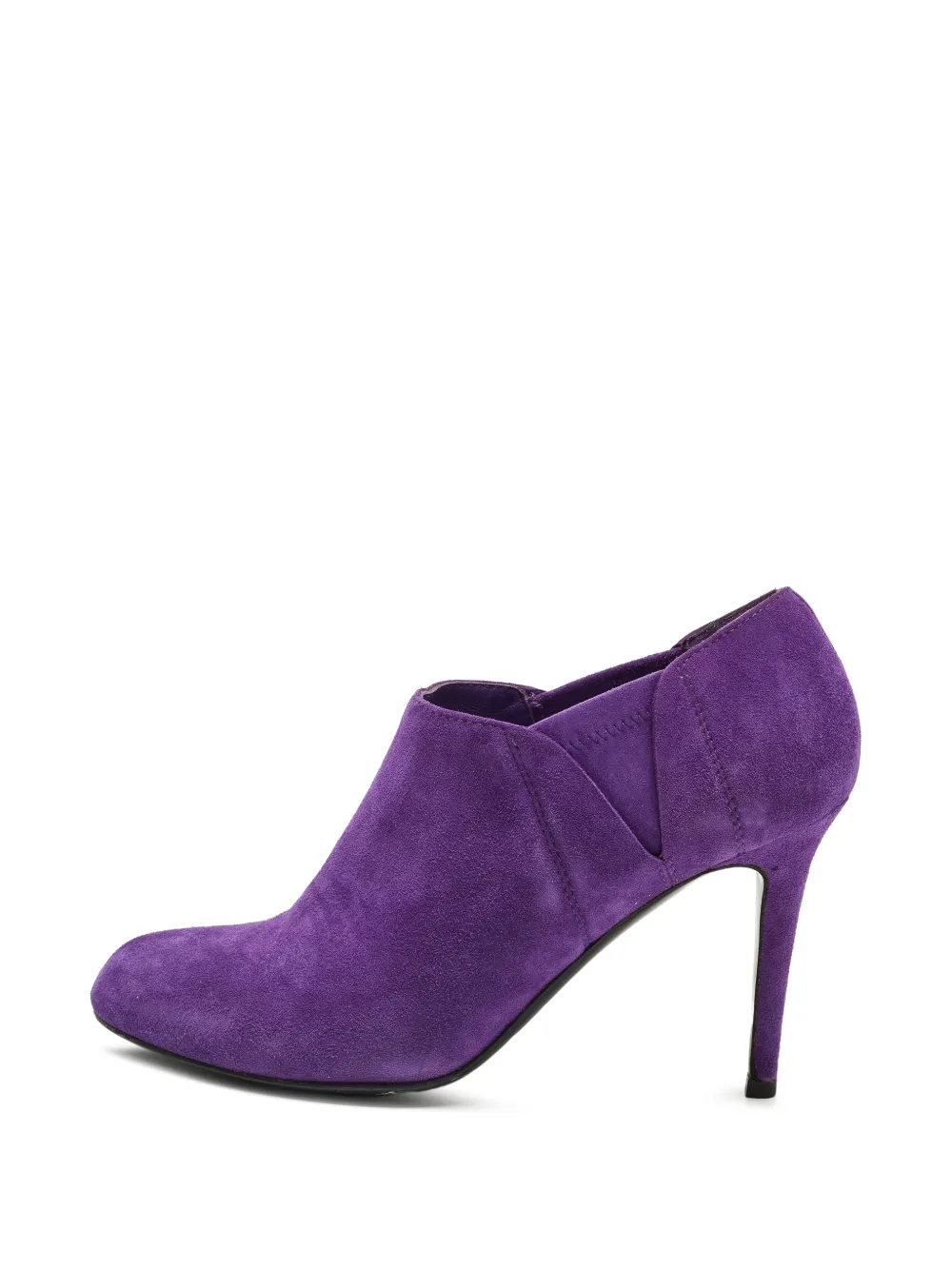 Sergio Rossi Vintage suede ankle booties - Violett