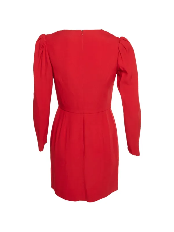 red valentino mini dress Red Valentino Ruffle Hem Mini Dress in Red