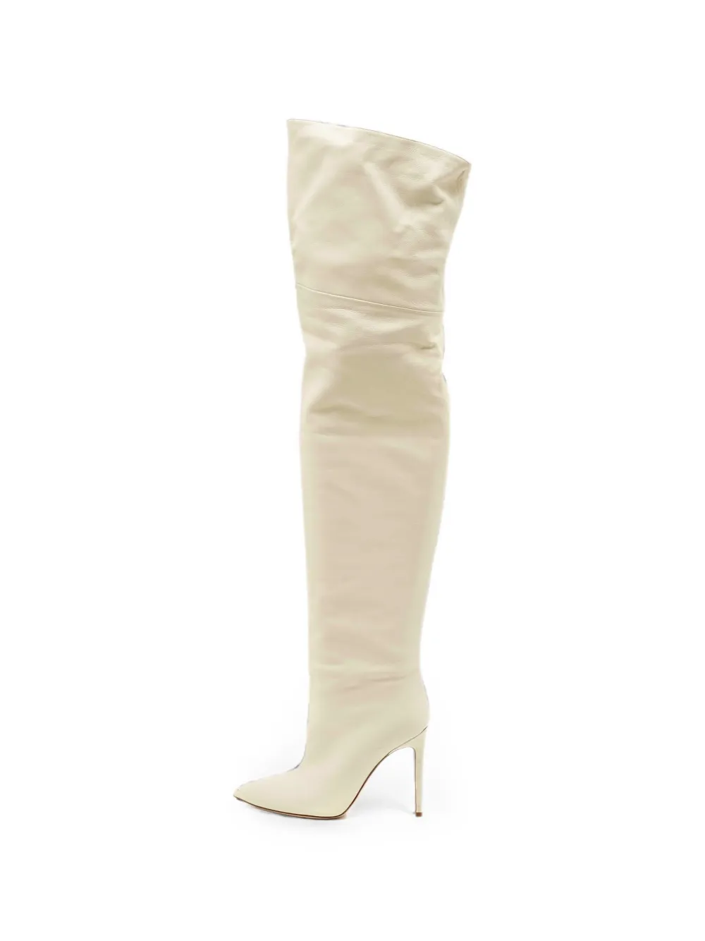 Paris Texas leather over-the-knee boots - Neutrals