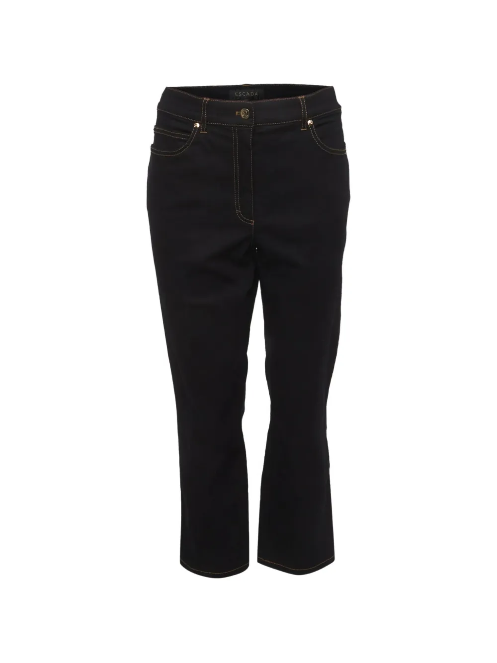 Escada Pre-Owned straight-fit denim jeans - Blu