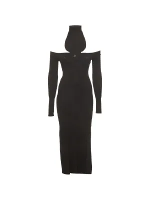 the ultimate muse knitted long sleeve maxi dress ODD MUSE Jersey Knit Maxi Dress | Black