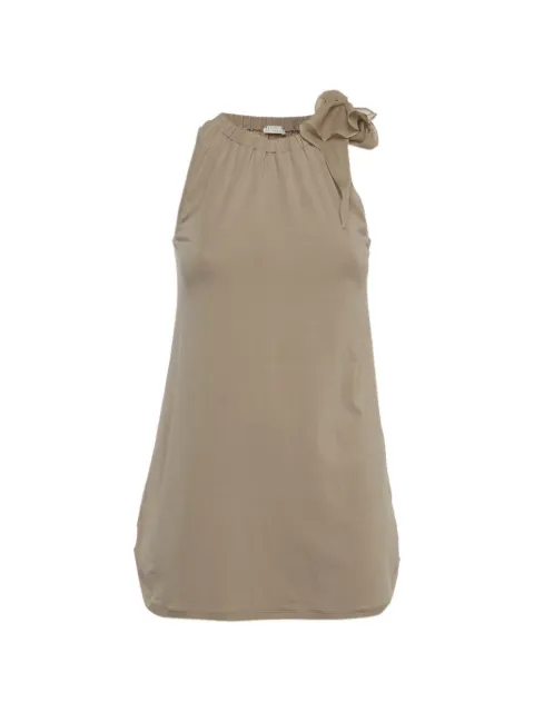 Brunello Cucinelli Bluse mit Raffungen