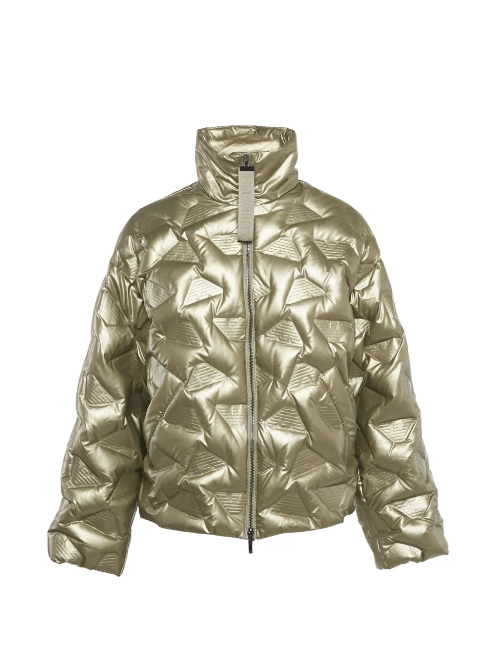 Emporio Armani Pre-Owned veste matelassée à motif monogrammé