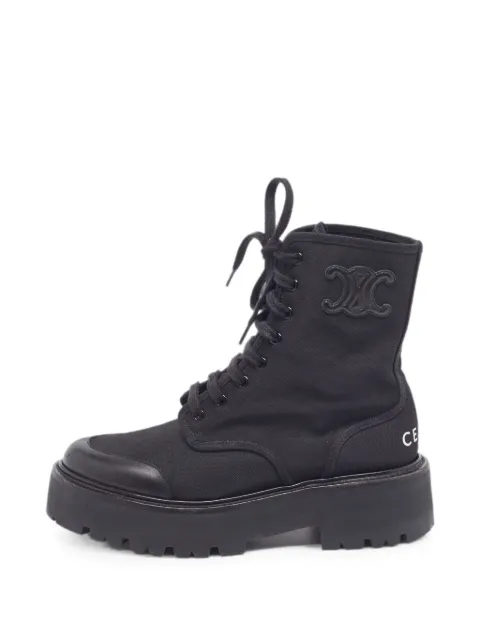 Celine Pre-Owned bottines à logo