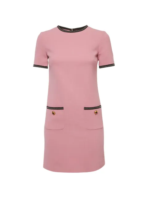 Moschino Pre-Owned contrast-trim mini dress