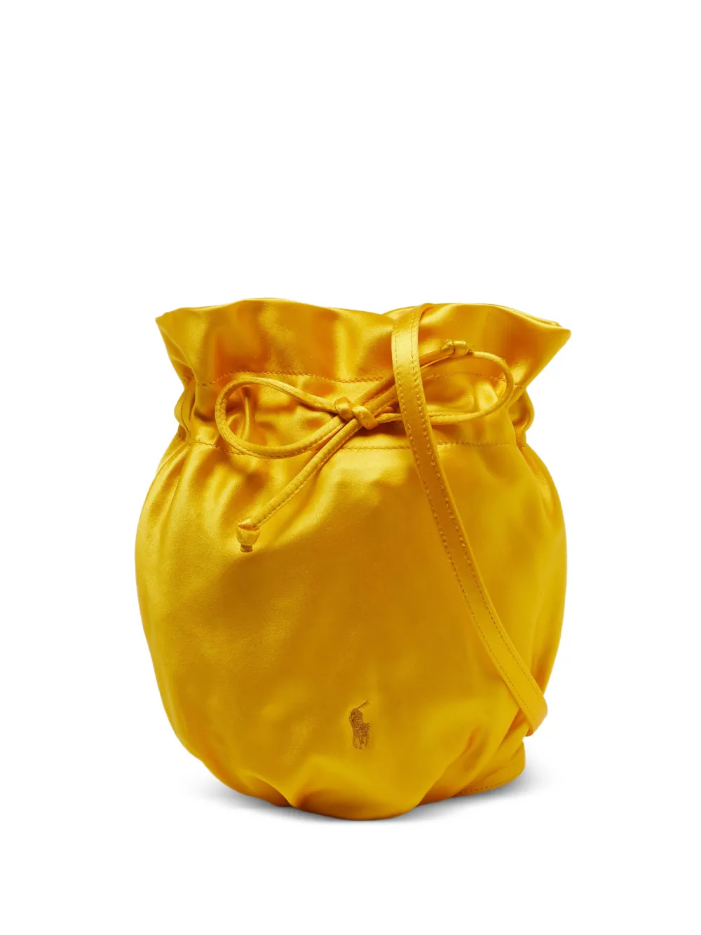 Polo Ralph Lauren Vintage bow-detail bucket bag - Giallo