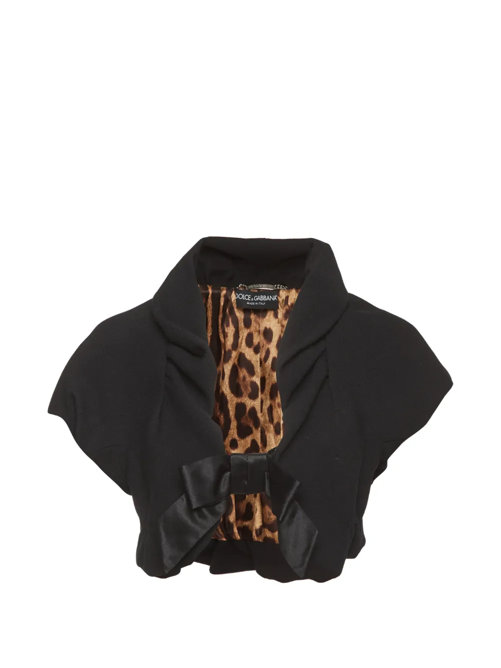 Dolce & Gabbana Pre-Owned bow-detail jacket - Nero