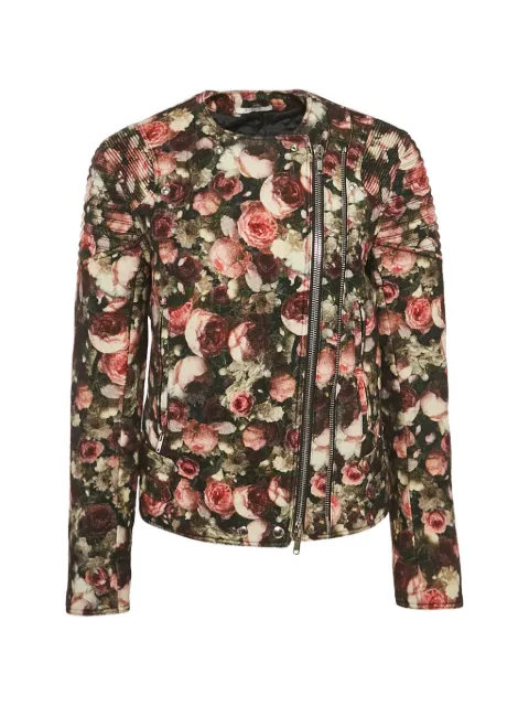 Givenchy Pre-Owned floral-print zip-up jacket