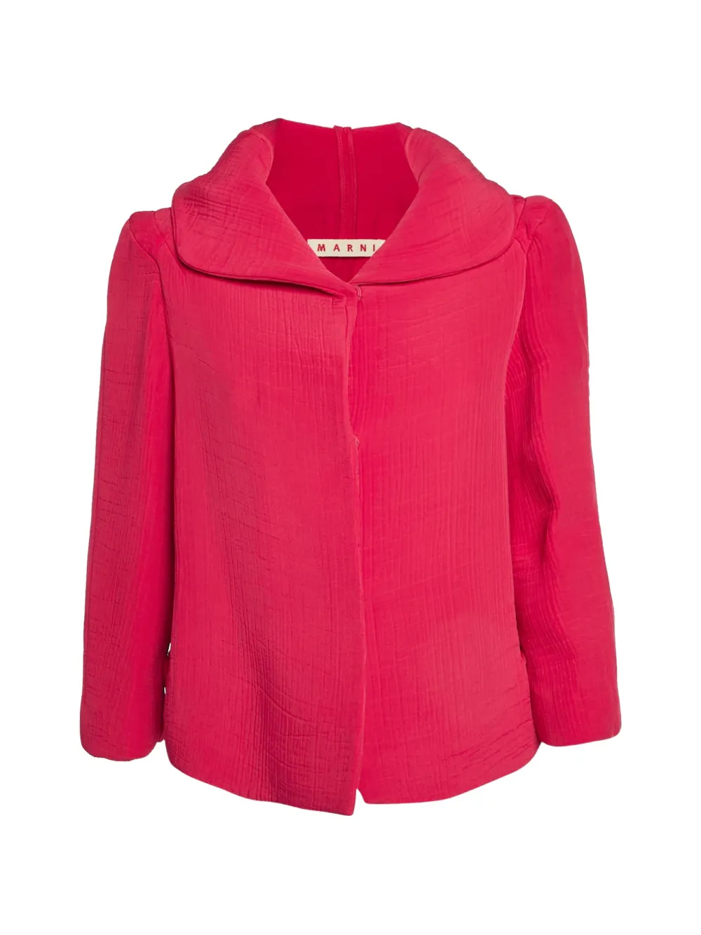 Marni Pre-Owned crinkle hooded jacket - Rosa