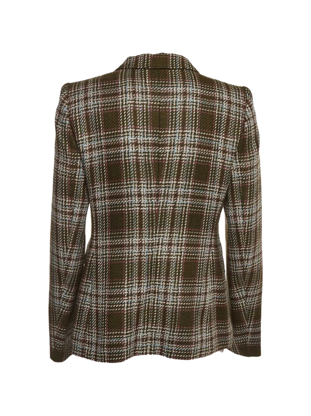 Gucci Pre-Owned Bupa check-pattern blazer - Verde