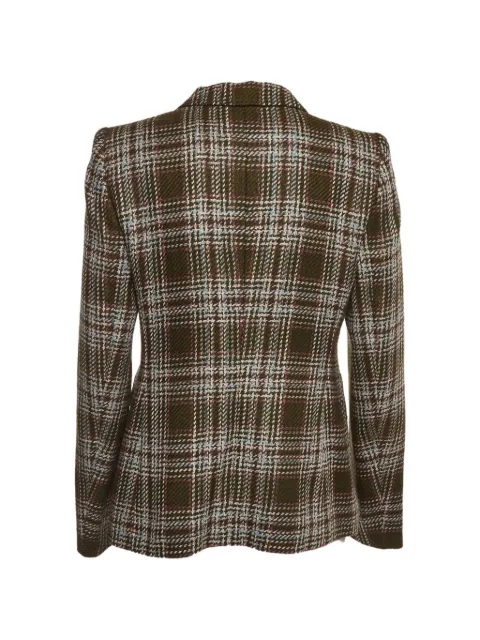 Gucci Pre-Owned blazer Bupa a cuadros