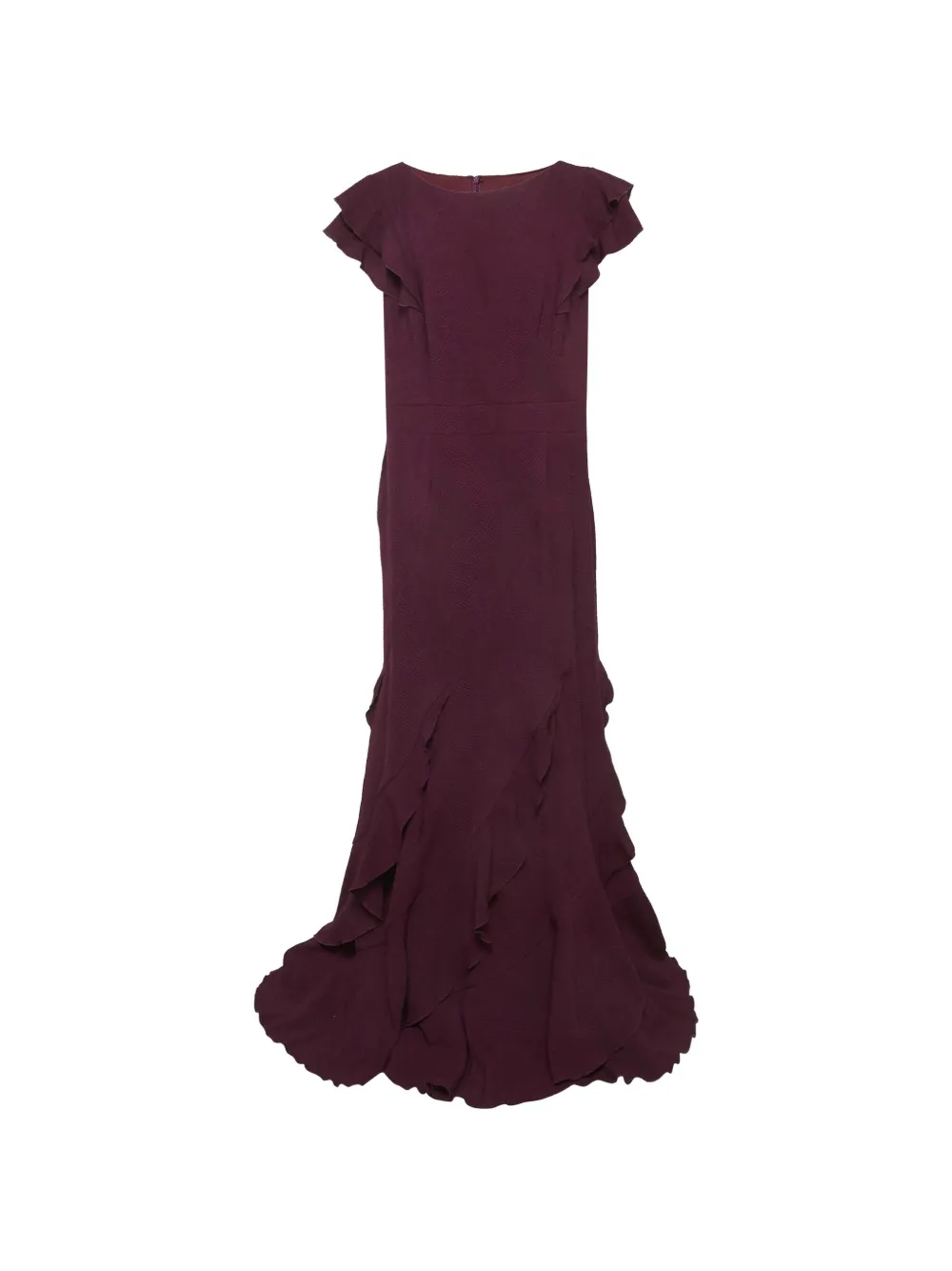Tadashi Shoji ruffled-details maxi dress - Purple