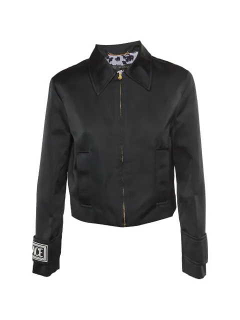 Versace Pre-Owned укороченная куртка на молнии