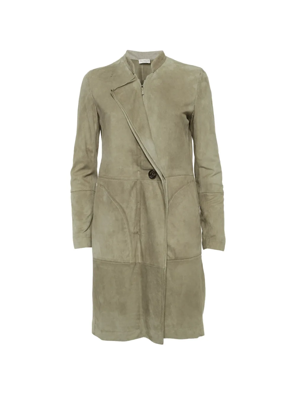 Brunello Cucinelli suede jacket - Neutrals