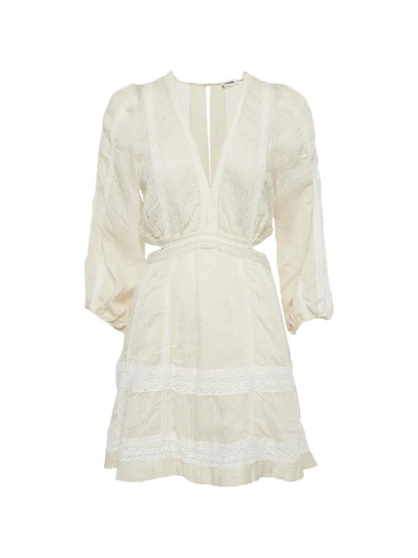 white low cut back dress Palma Strappy Maxi Size:S3: 6-12 mths (8-10kg) woman day Allover Floral Lace Bell from shoulder