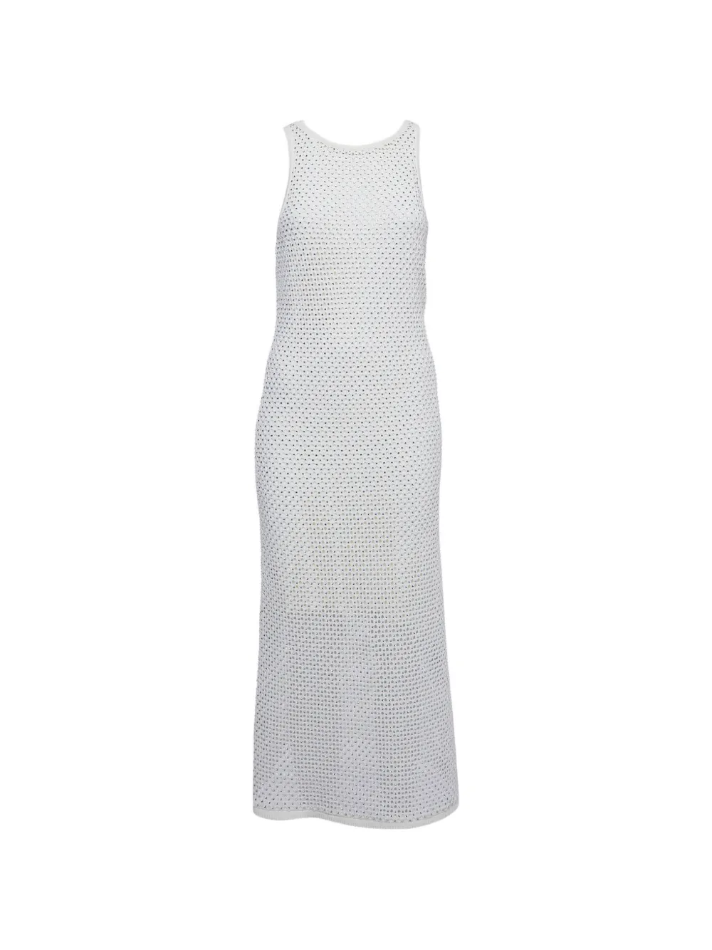 SANDRO sleeveless long dress - Toni neutri