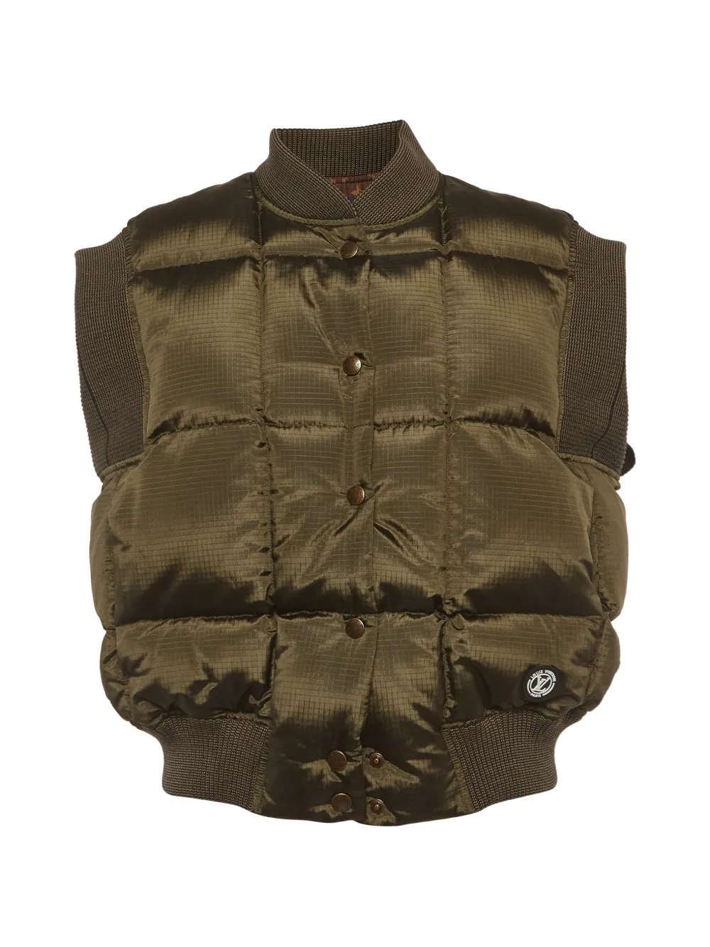 Louis Vuitton Pre-Owned padded sleeveless gilet - Verde