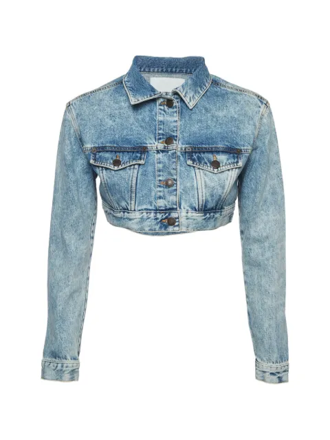 Moschino Pre-Owned x H&M embellished cropped denim jacket