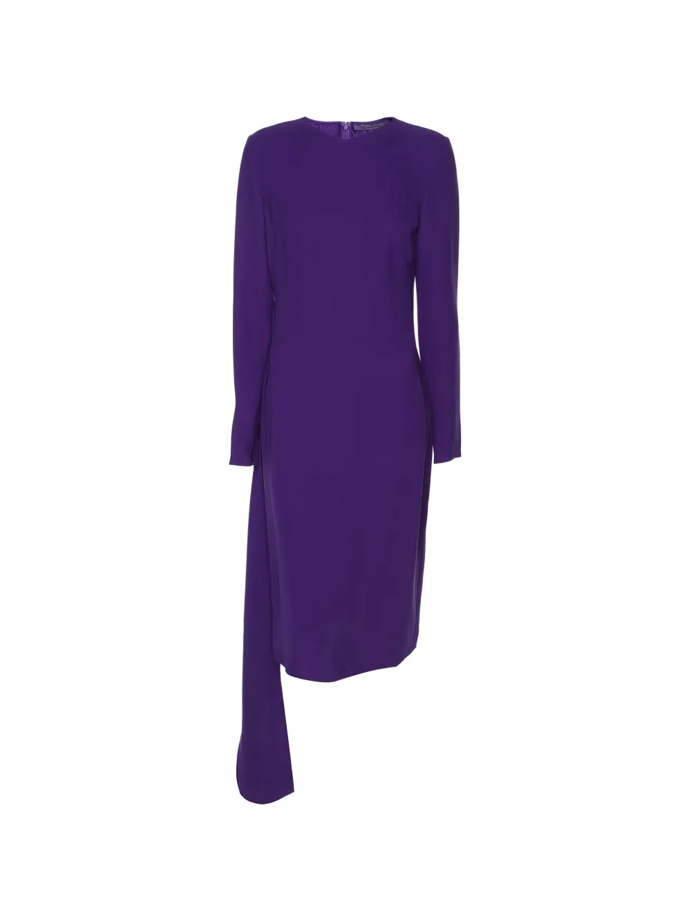 Ralph Lauren Vintage belted silk midi dress - Violett
