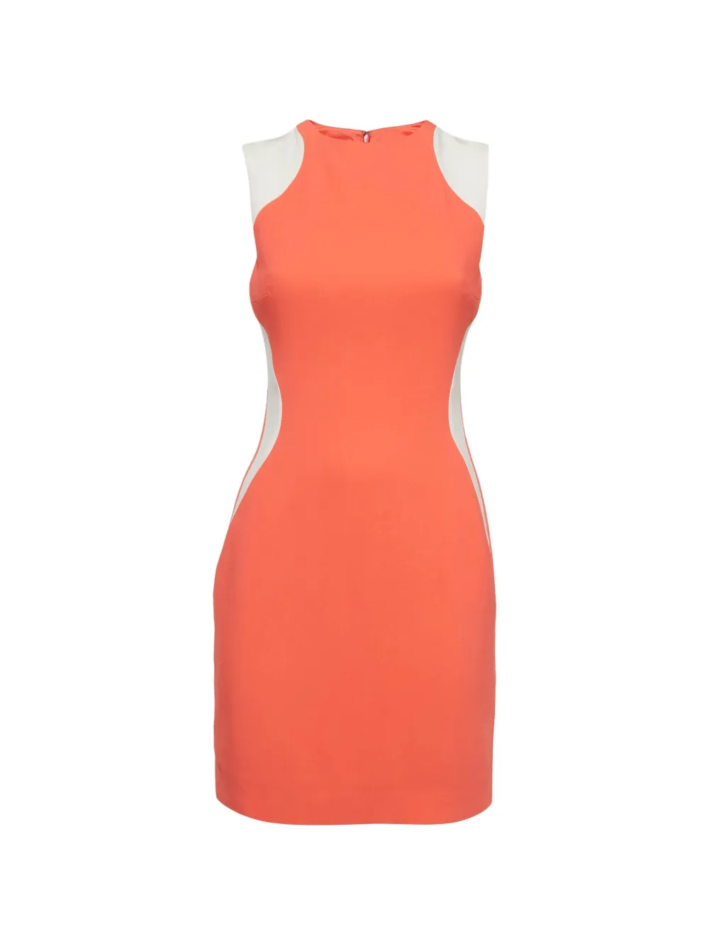 Pre-owned Stella Mccartney Paneled Sleeveless Mini Dress In Orange