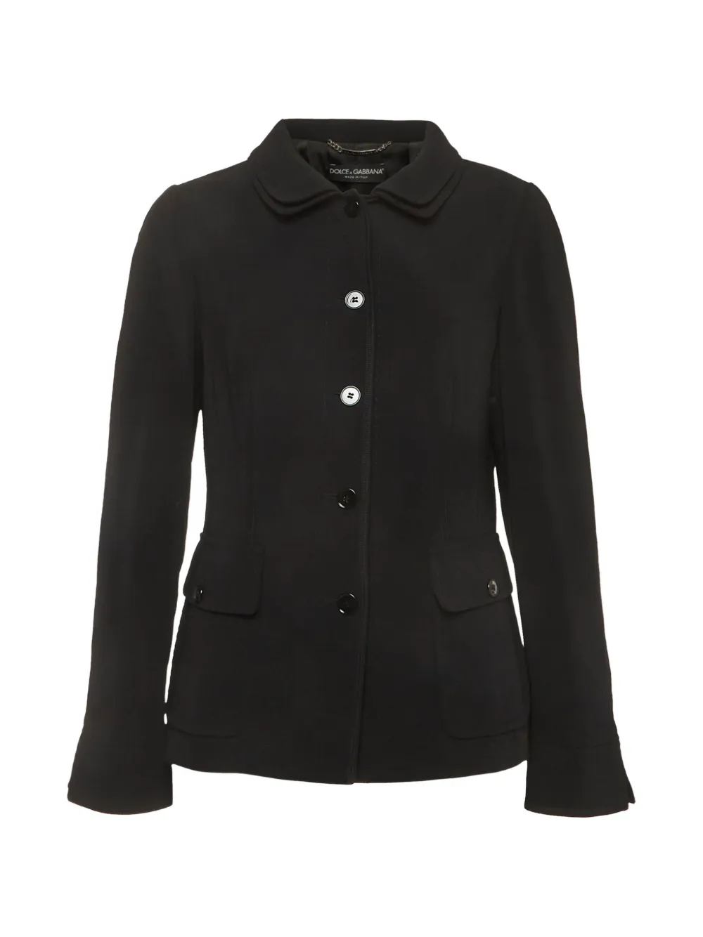 Dolce & Gabbana Pre-Owned pocket-details button-down long-sleeve jacket - Nero