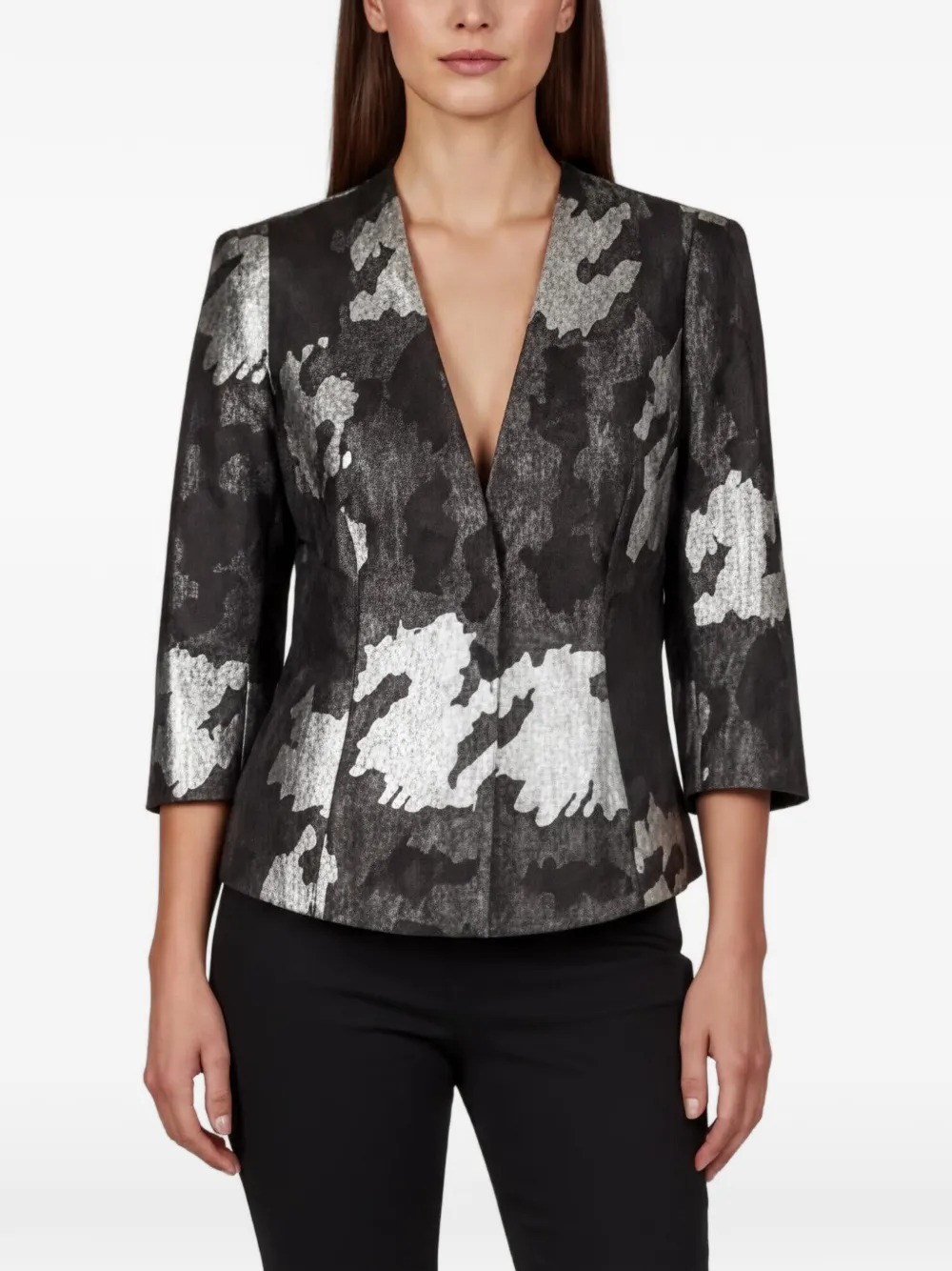 DSQUARED2 jacquard blazer - Nero