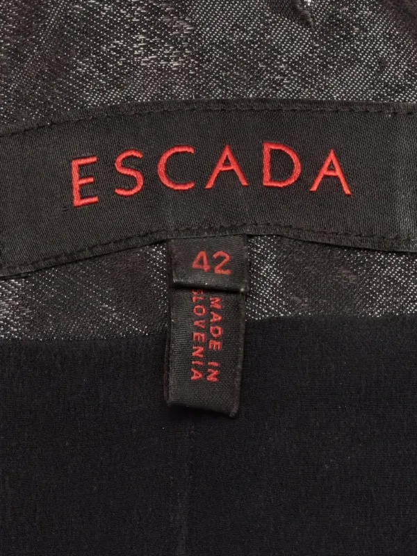 ESCADA ジャケット Escada Pre-Owned ジャカード ジャケット | ブラック | FARFETCH JP