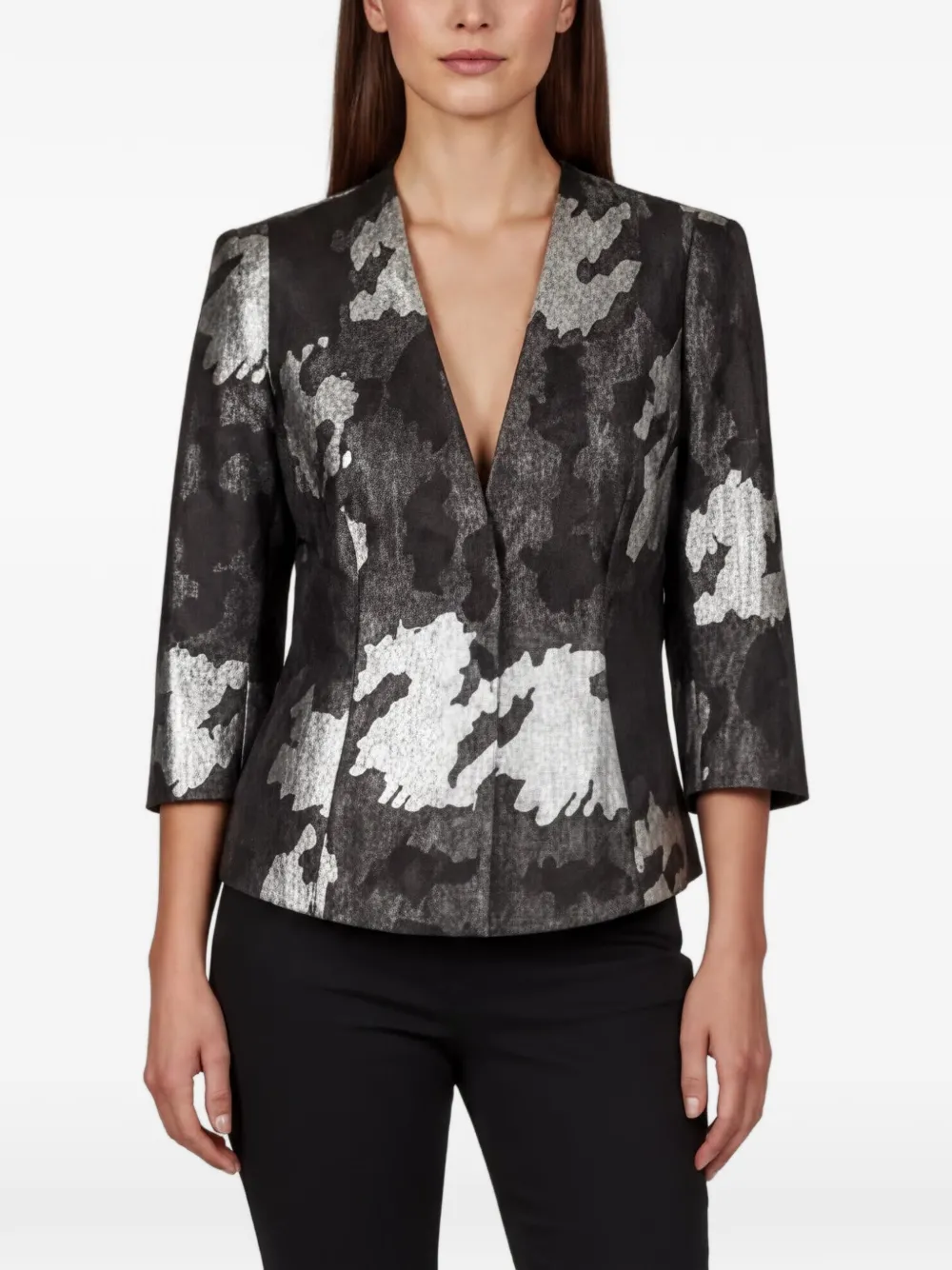 DSQUARED2 jacquard blazer - Nero