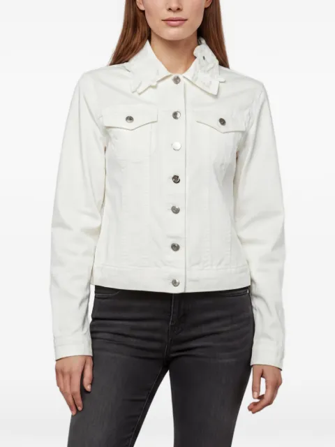 Red Valentino Vintage floral-appliqué denim jacket